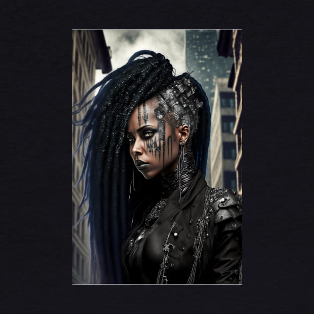 Black Cybergoth Woman by The Multiverse is Female